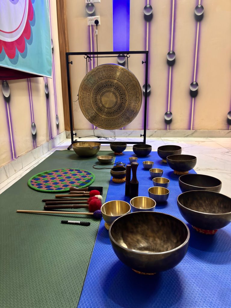 Sound Healing in Pokhara, Nepal at Unmani Yoga Retreat