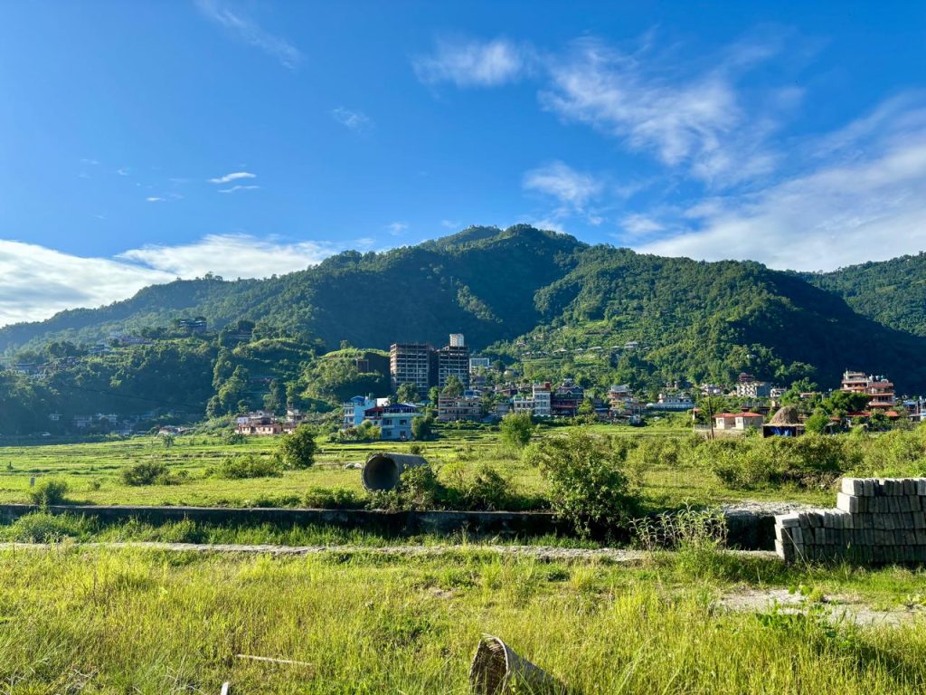 pre trek and post trek yoga retreat on the top of the sarangkot hill at unmani yoga retreat in pokhara, nepal