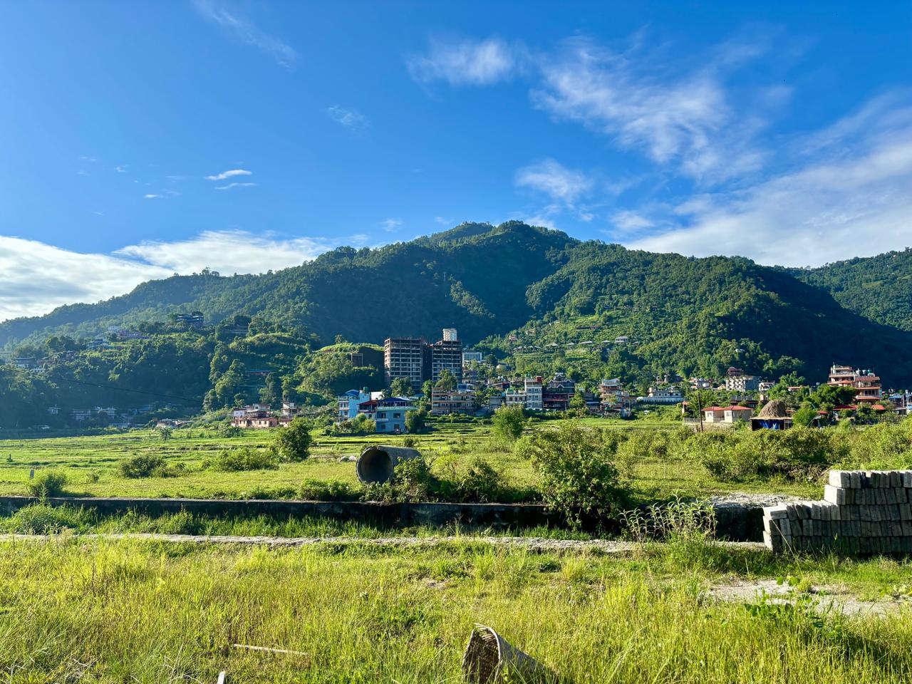 pre trek and post trek yoga retreat on the top of the sarangkot hill at unmani yoga retreat in pokhara, nepal